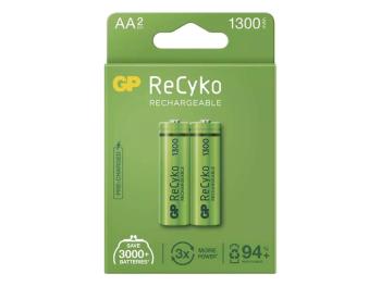 Baterie AA (R6) nabíjecí 1,2V/1300mAh GP Recyko  2ks