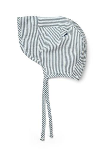 Dětská bavlněná čepice Liewood Rae Baby Stripe Sun Hat With Ears z tenké pleteniny