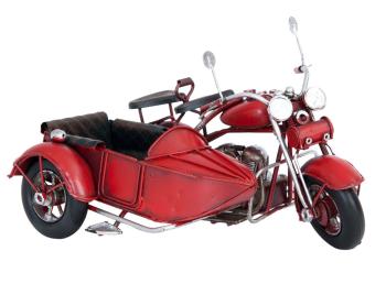 Kovový model motocyklu se sajtnou - 18*14*11 cm 6Y2255