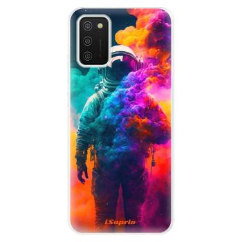 Odolné silikonové pouzdro iSaprio - Astronaut in Colors - Samsung Galaxy A02s