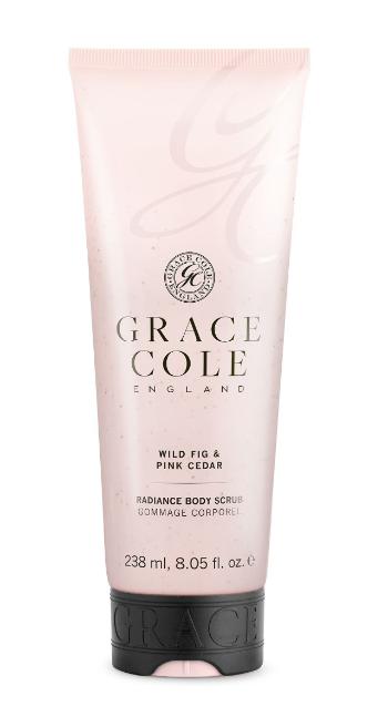Grace Cole Wild Fig & Pink Cedar pečující tělový peeling 238 ml
