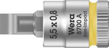 Nástrčný klíč Wera 8700 A FL, plochý, 1/4" (6,3 mm), chrom-vanadová ocel 05003320001