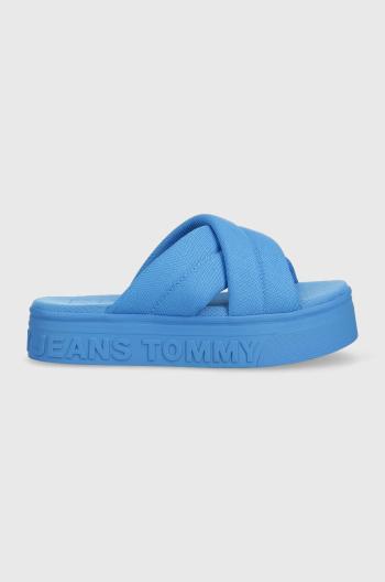 Pantofle Tommy Jeans dámské, na platformě, EN0EN02116