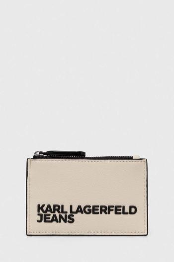 Obal na klíče Karl Lagerfeld Jeans béžová barva, 245J3203