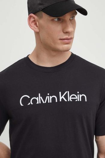 Tričko Calvin Klein Performance černá barva, s potiskem