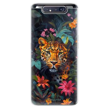 Odolné silikonové pouzdro iSaprio - Flower Jaguar - Samsung Galaxy A80