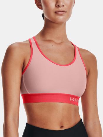 Under Armour Armour Mid Keyhole Sportovní podprsenka Růžová