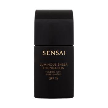 Sensai Luminous Sheer Foundation SPF15 30 ml make-up pro ženy poškozená krabička LS202 Ochre Beige na rozjasnění pleti