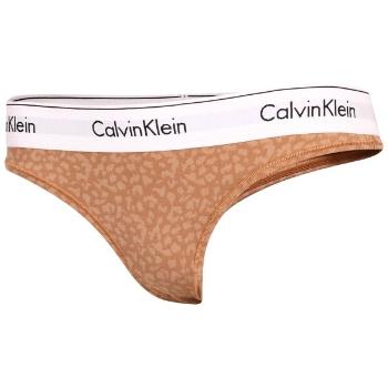 Calvin Klein THONG Dámská tanga, oranžová, velikost