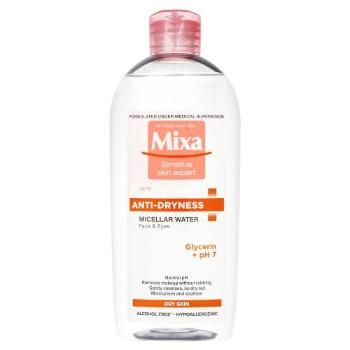 Mixa Anti-Dryness 400 ml micelární voda pro ženy na suchou pleť; na citlivou a podrážděnou pleť; na dehydratovanou pleť