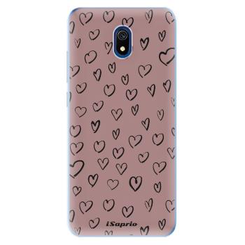 Odolné silikonové pouzdro iSaprio - Heart Dark - Xiaomi Redmi 8A