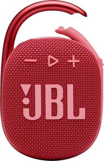 Bluetooth® reproduktor JBL Clip 4 vodotěsný, prachotěsný, červená