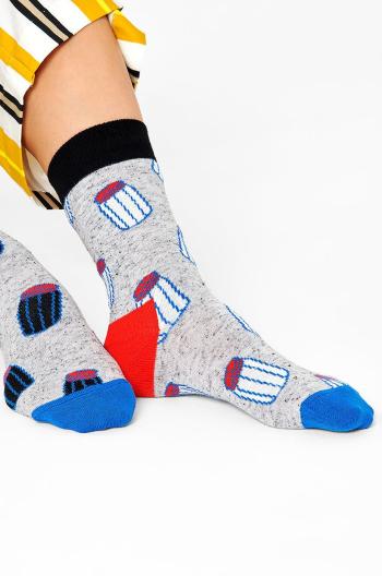Ponožky Happy Socks dámské, šedá barva