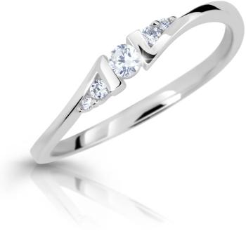 Cutie Diamonds Půvabný prsten z bílého zlata s brilianty DZ6720-3054-00-X-2 48 mm