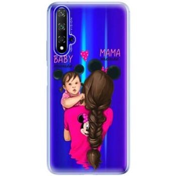 iSaprio Mama Mouse Brunette and Girl pro Honor 20 (mmbrugirl-TPU2_Hon20)