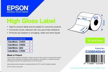 Epson C33S045543 label roll, normal paper, 76x127mm