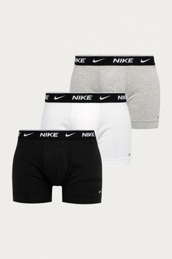 Boxerky Nike (3-pak) pánské, bílá barva