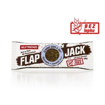 tyčinka Nutrend FLAPJACK GLUTEN FREE čokoláda+kokos