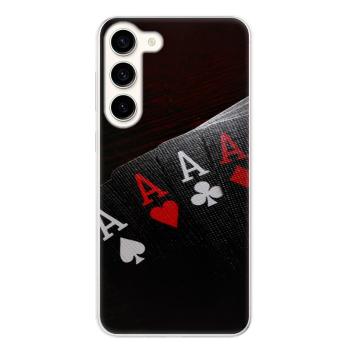 Odolné silikonové pouzdro iSaprio - Poker - Samsung Galaxy S23+ 5G