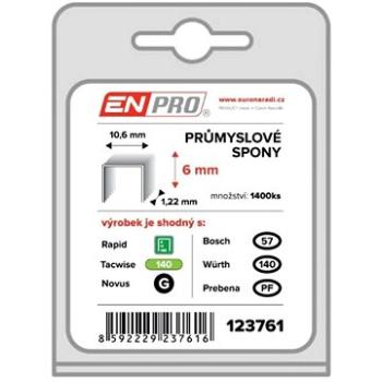 Spony PROFI, 345/06 mm, 1400 ks, blistr, ENPRO (123761)
