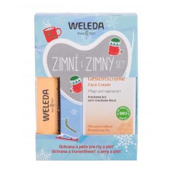 Weleda Coldcream dárková kazeta krém Coldcream 30 ml + balzám na rty Everon Lip Balm 4,9 g pro ženy na všechny typy pleti