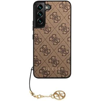 Guess 4G Charms Zadní Kryt pro Samsung Galaxy S23+ Brown (GUHCS23MGF4GBR)