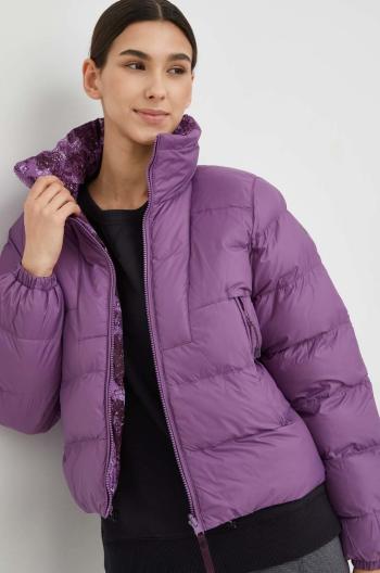Oboustranná bunda Helly Hansen dámská, fialová barva, zimní