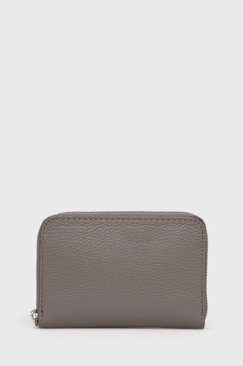 Kožená peněženka Answear Lab dámský, šedá barva