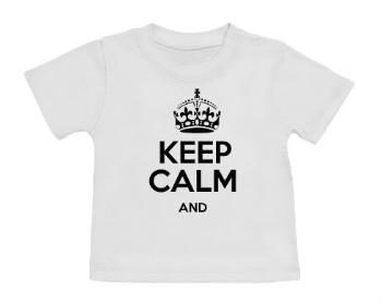Tričko pro miminko Keep calm
