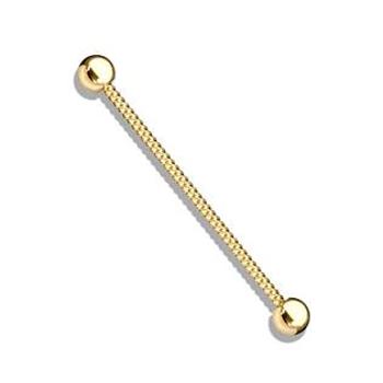 Šperky4U Industrial piercing 1,6 x 38 mm - ID01030-GD