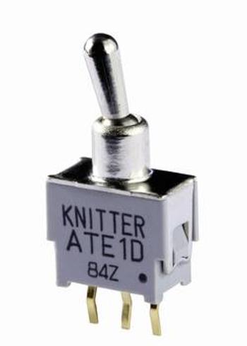 Páčkový přepínač Knitter-Switch ATE 2G, 48 V DC/AC, 0,05 A, 2x (zap)/vyp/(zap)