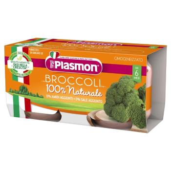 Plasmon Příkrm bezlepkový zeleninový brokolice 2 x 80 g