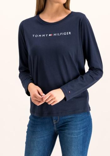 Dámské tričko Tommy Hilfiger UW0UW01910 XS Tm. modrá