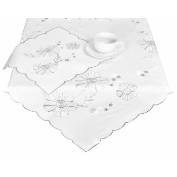 Ubrus celoroční, Gardena, bílý 35 x 35 cm
