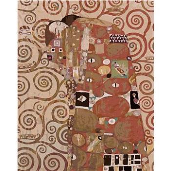 Zuty - Malování podle čísel - OBJETÍ (G. KLIMT), 80x100 cm, vypnuté plátno na rám (HRAmmb11099nad)