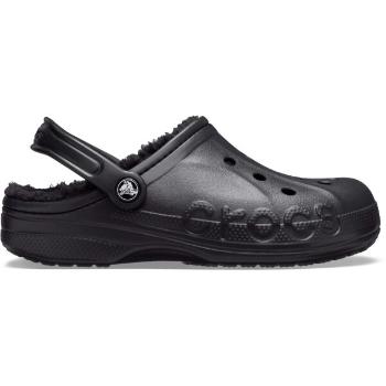 Crocs BAYA LINED CLOG Unisex pantofle, černá, velikost 36/37