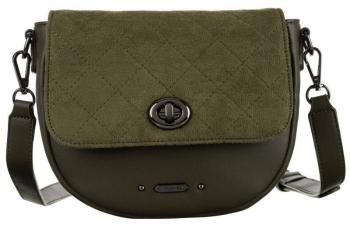 DAVID JONES KHAKI CROSSBODY S PROŠÍVANOU KLOPOU 6638-3 KHAKI Velikost: ONE SIZE