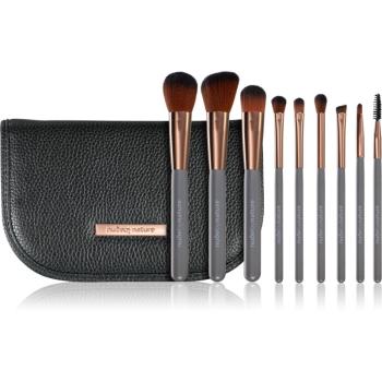 Nude by Nature Professional Brush Set sada štětců s pouzdrem