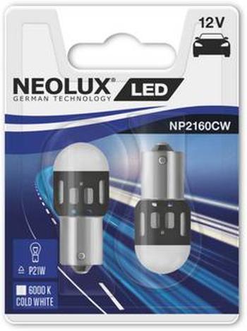 Indikační LED Neolux NP2160CW-02B, BA15s, 12 V, studená bílá