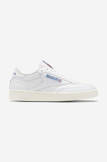 Kožené sneakers boty Reebok Classic Club C 85 Vintage bílá barva, GX4467-white