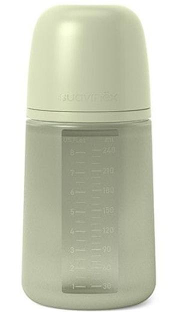 Suavinex KOJENECKÁ LÁHEV 240 ml M COLOUR ESSENCE - zelená