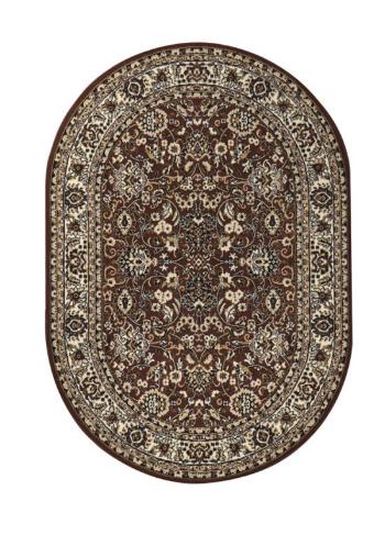Sintelon koberce Kusový koberec Teheran Practica 59/DMD ovál - 200x290 cm Hnědá