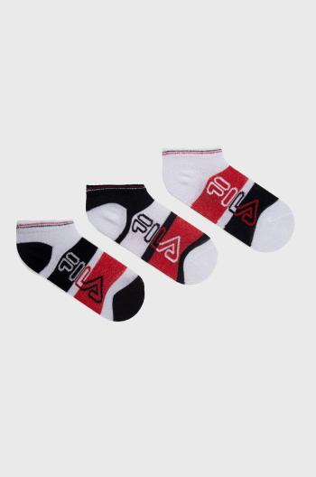 Dětské ponožky Fila ( 3-pak) červená barva