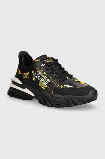 Sneakers boty Versace Jeans Couture New Trail Trek černá barva, 77YA3SIB ZS891 G89