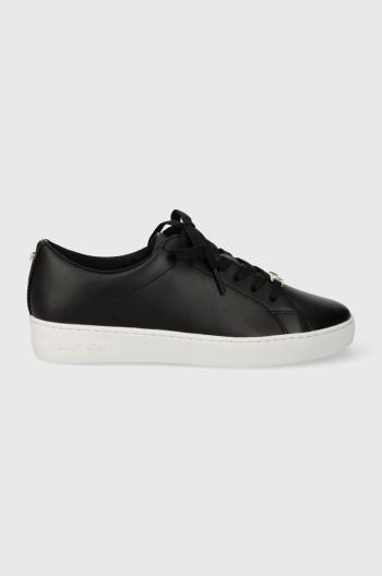 Kožené sneakers boty MICHAEL Michael Kors Keaton černá barva, 43R4KTFS4L