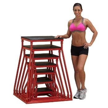 Sada plyoboxů BODY SOLID 15-107 cm/7ks