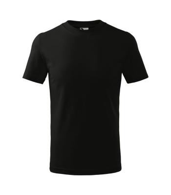 MALFINI Dětské tričko Classic - Černá | 110 cm (4 roky)