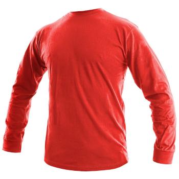 Canis Pánské tričko s dlouhým rukávem PETR - Červená | XL