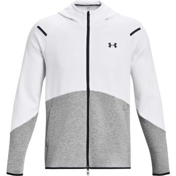 Under Armour UNSTOPPABLE FLC FZ Pánská mikina, bílá, velikost