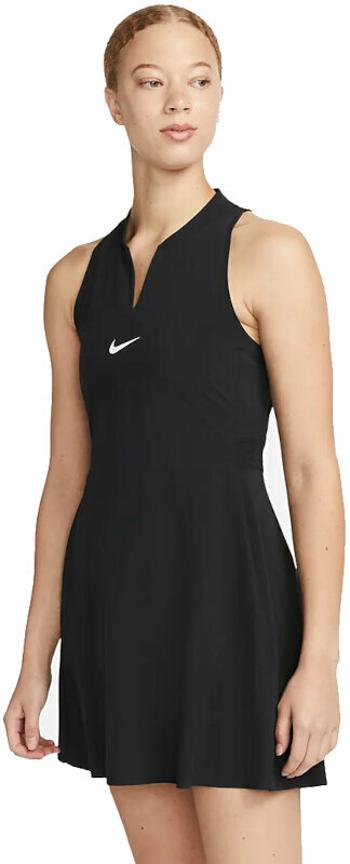 Nike Dri-Fit Advantage Tennis Black/White M Šaty